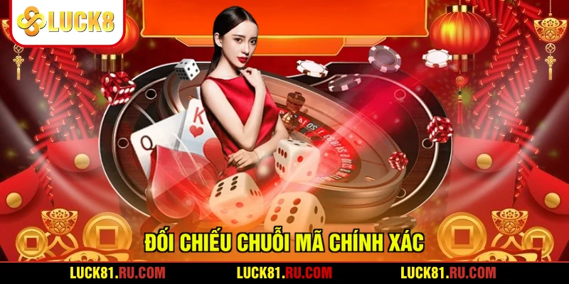 Đối chiếu chuỗi mã chính xác
